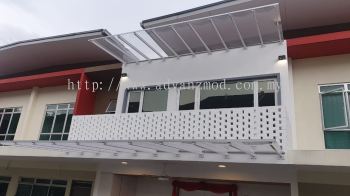 Mild Steel Awning Cover With Clear Polycarbonate @sg buloh 