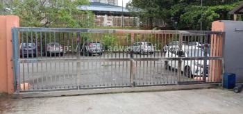 Fully Stainless Steel Sliding Gate For Commercial Factory Use