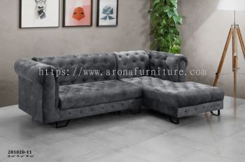 L SHAPE CHESTERFIELD SOFA