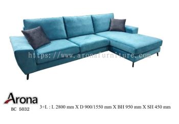 BC 5032 L Shape Fabric Sofa