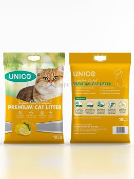 60009 Unico 10L Cat Litter - Lemon