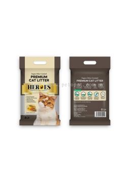 60221 Heroes 8L Cat Litter - Coffee