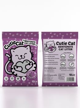 60412 Cutie Cat 10L Cat Litter - Lavender
