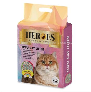 60764 Heroes 7L Tofu Cat Litter - Rainbow