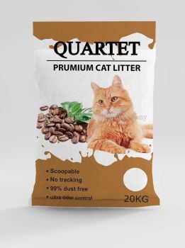 60269 Quartet 20Kgs Cat Litter - Coffee