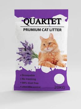 60023 Quartet 20Kgs Cat Litter - Lavender