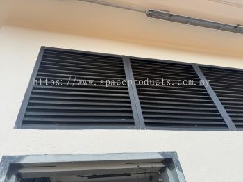 ALUMINIUM DOUBLE BANK LOUVERS