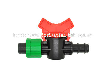 Barb-Lock Valve for drip tape