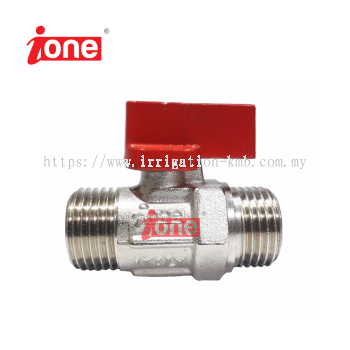 Ione brass mini handle ball valve 1/2inch male thread
