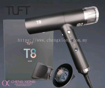 TUFT PROFESSIONAL T8 ULTRA STRONG DIGITAL COMPACT HAIR DRYER 8001A 1800 WATTS