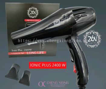 ZEN NATURE PROFESSIONAL IONIC PLUS HAIR DRYER 2400W BLACK COLOR