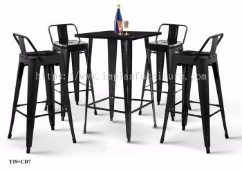 Bar stool & table