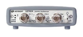  Keysight USB Modular Oscilloscope, 100 MHz, 2 Analog Channels, U2701A