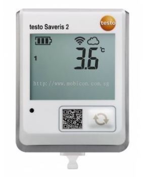 TESTO SAVERIS 2-T1 WIFI DATA LOGGER WITH DISPLAY AND INTEGRATED NTC TEMPERATURE PROBE