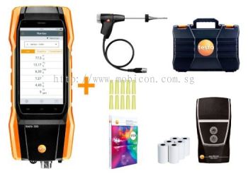 TESTO 300 LONGLIFE KIT 3 WITH PRINTER - FLUE GAS ANALYZER