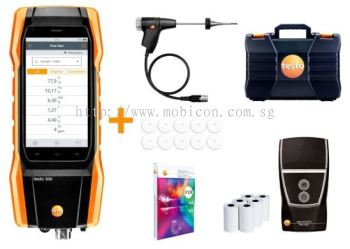 TESTO 300 LONGLIFE KIT 2 WITH PRINTER - FLUE GAS ANALYZER