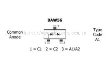 UTC - BAW56 DUAL SURFACE MOUNT SWITCHING DIODE