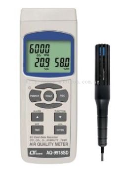 LUTRON AQ-9918SD AIR QUALITY METER