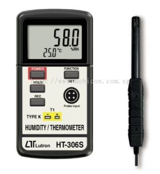 LUTRON HT-306S HUMIDITY/ THERMOMETER