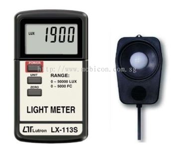 LUTRON LX-113S LIGHT METER, AUTO RANGE