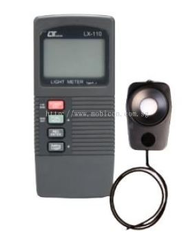 LUTRON LX-110 LIGHT METER + TYPE K,J, TEMP.