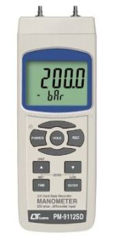 LUTRON PM-9112SD MANOMETER, 200 MBAR