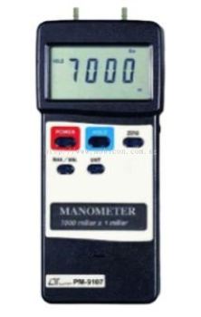 LUTRON PM-9107 MANOMETER, 7000 MBAR, DIFFERENTIAL INPUT