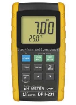 LUTRON BPH-231 pH METER, BENCH TYPE, RS232/USB, DATA LOGGER