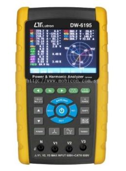 LUTRON DW-6195 3 PHASE POWER ANALYZER WITH HARMONIC MEASUREMENT