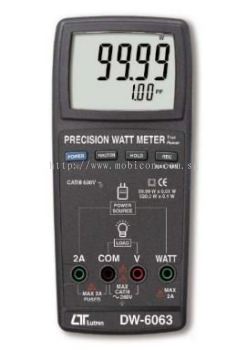 LUTRON DW-6063 PRECISION WATT METER