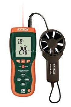 EXTECH HD300 : CFM/CMM Thermo-Anemometer with built-in Infrared Thermometer