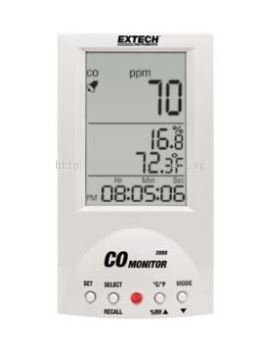 EXTECH CO50 : Desktop CO (Carbon Monoxide) Monitor