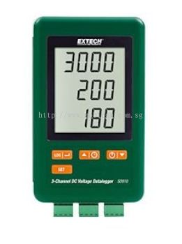 EXTECH SD910 : 3-Channel DC Voltage datalogger