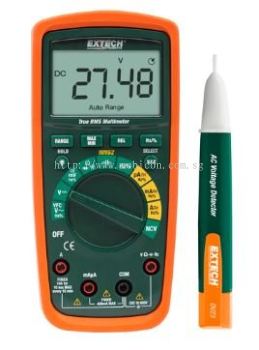 EXTECH MN62-K : True RMS Multimeter with AC Voltage Detector Kit