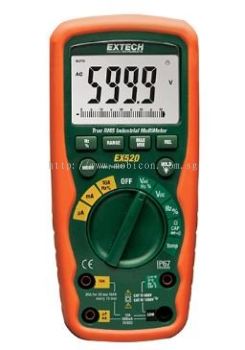 EXTECH EX520 : 11 Function Heavy Duty True RMS Industrial MultiMeter