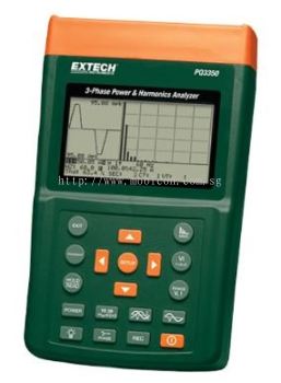 EXTECH PQ3350 : 3-Phase Power & Harmonics Analyzer