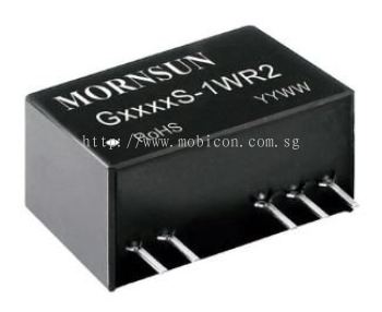 Mornsun Enclosed DC/DC converter module G_S-1WR2 series