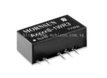 Mornsun SIP DC/DC converter A05_S-1WR3 series