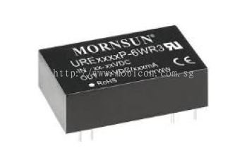 Mornsun DIP DC/DC converter URE_P-6WR3