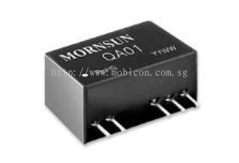 Mornsun SIP-7 DC/DC converter QA Series