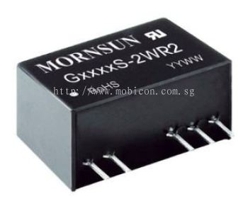 Mornsun SIP DC-DC converter G_S-2WR2