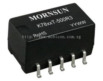 Mornsun SMD DC/DC converter module K78_T-500R3 Series