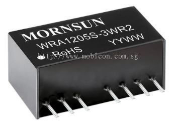 Mobicon-Remote Electronic Pte Ltd : Mornsun Enclosed DC/DC Converter Module WRA_S-3WR2