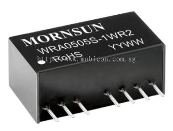 Mobicon-Remote Electronic Pte Ltd : Mornsun Enclosed DC/DC Converter Module WRA_S-1WR2