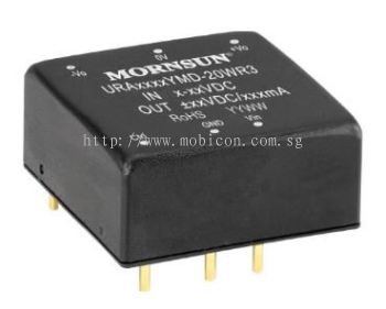 Mobicon-Remote Electronic Pte Ltd : Mornsun DIP DC/DC Converter VRB_YMD-20WR3 Series
