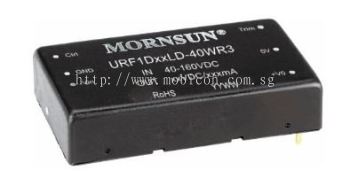 Mobicon-Remote Electronic Pte Ltd : Mornsun Chassis-mounted DC/DC Converter 40W DIP URF1D_LD-40WR3 Series