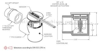 Standex FPS-L Series (HVAC/R) Liquid Level Sensor