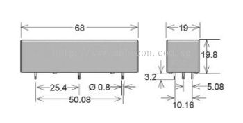 STANDEX HM12-1B83-08 HM Series Reed Relay