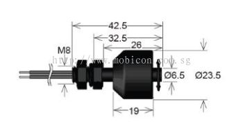 STANDEX LS01-1A85-PA-500W LS01 Series Liquid Level Sensor