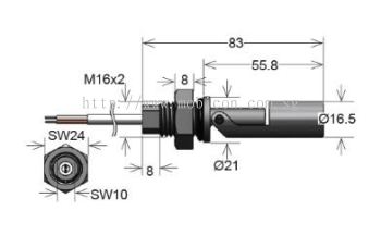 STANDEX LS03 Float PA black with Magnet LS03 Series Liquid Level Sensor